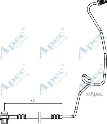 APEC BRAKING Тормозной шланг HOS3768